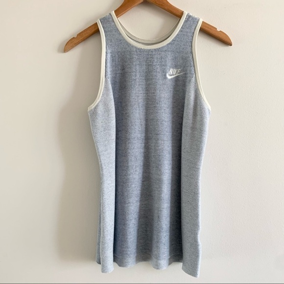 Nike Racerback Knit Cotton Stretch Ribbed Tank Top - Picture 3 of 13